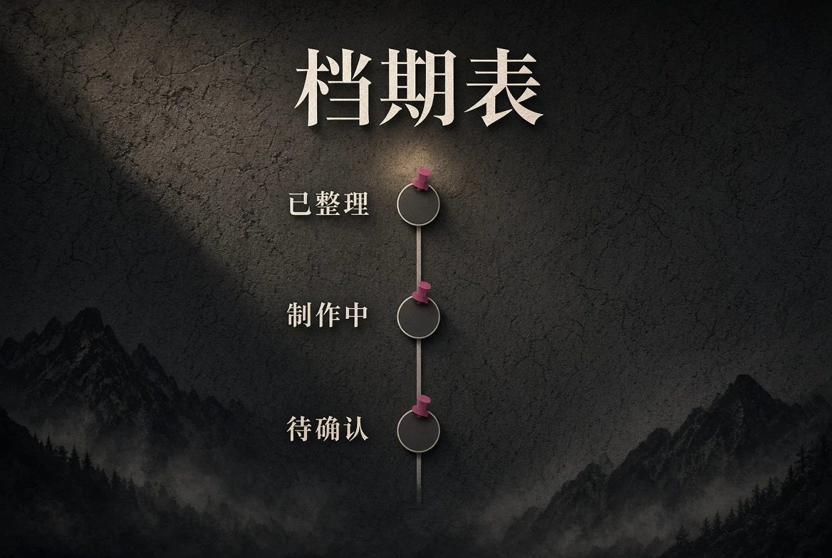 内容整理进度
